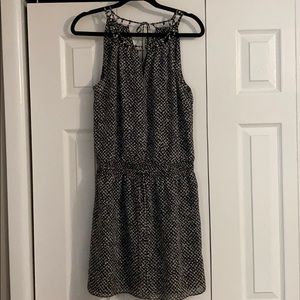 White House Black Market Black & White Dress Sz S